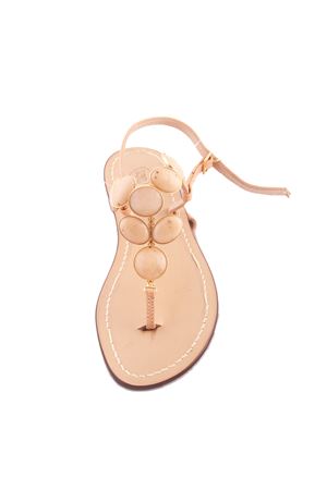 Vintage style Capri sandals Da Costanzo | 2438BEIGE
